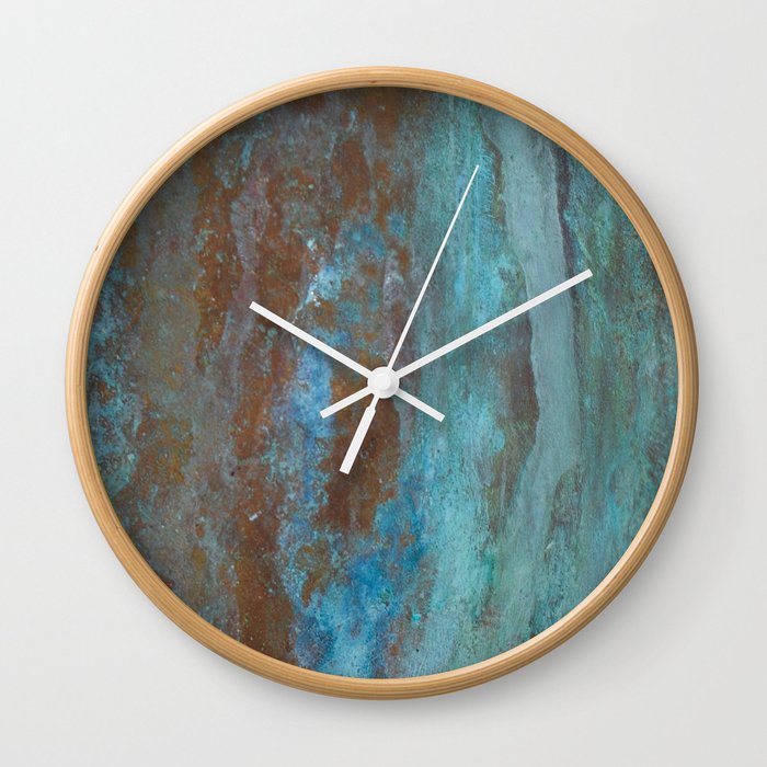 Patina Bronze Rustic Decor Wall Clock By Casaderustico Society6