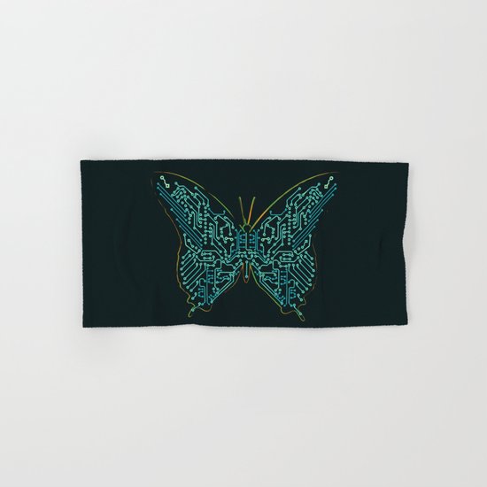 Mechanical Butterfly Hand & Bath Towel