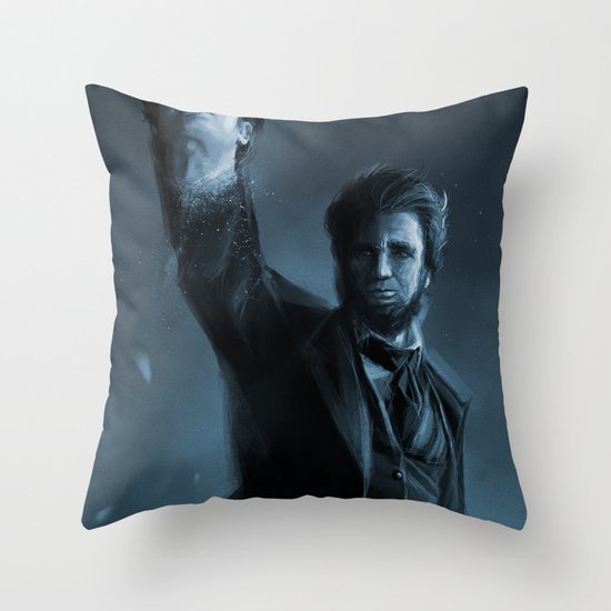 ABE THE HUNTER Throw Pillow