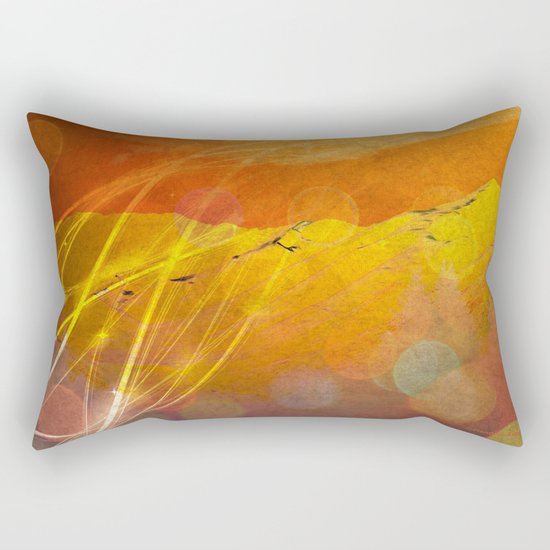 Abstract Mountains Rectangular Pillow