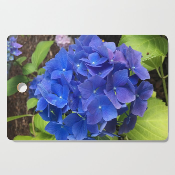 Blue Hydrangea Cutting Board