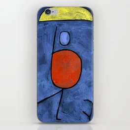 Remix With umbrella  Painting  by Paul Klee Bauhaus  iPhone Skin