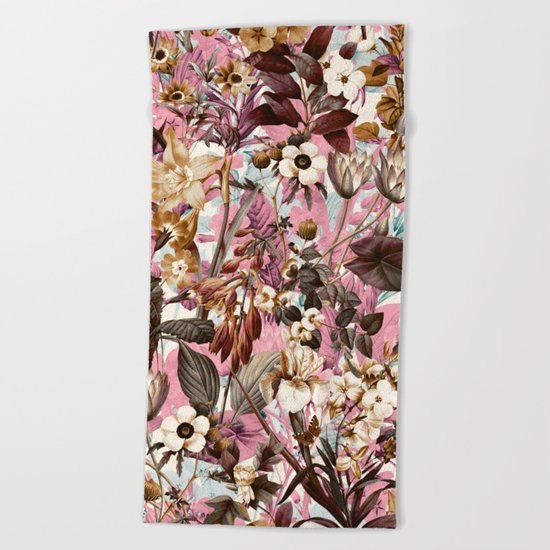 Natural Summer Pattern Beach Towel