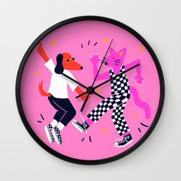Disco Queens Wall Clock