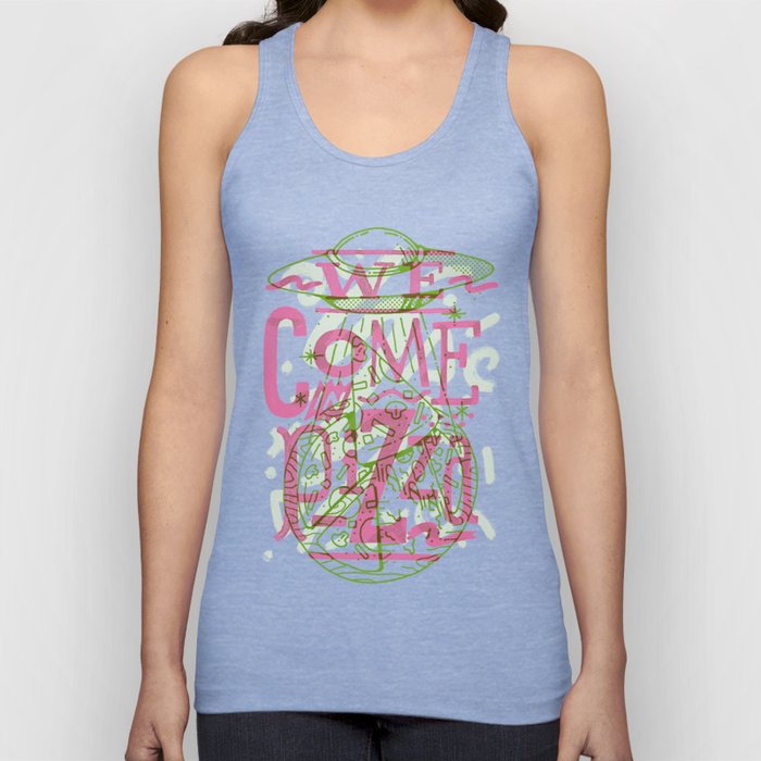 We Come In Pizza Tank Top