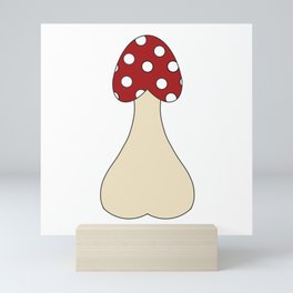 Red Mushroom Mini Art Print