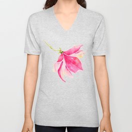 Magnolia Pink V Neck T Shirt