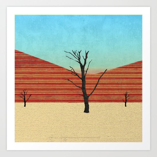 The Desert View Art Print