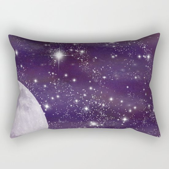 Cosmic Moon Rectangular Pillow