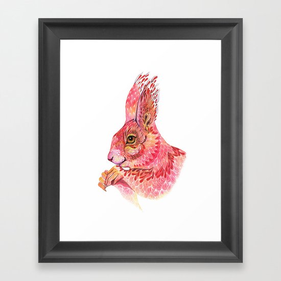 The squirrel magic Framed Art Print