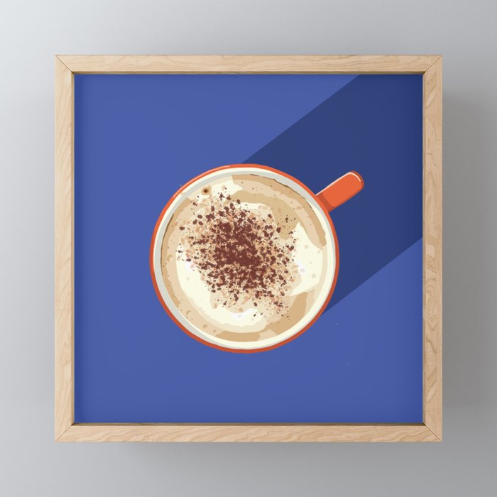 Cappuccino Framed Mini Art Print