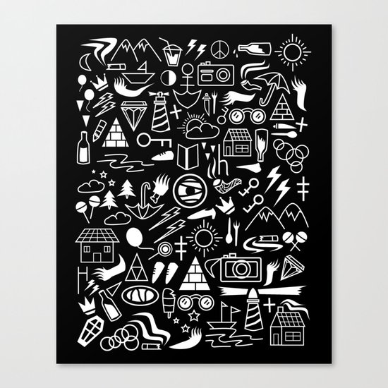holiday pattern Canvas Print