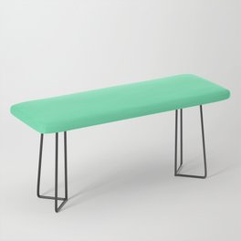 SEAFOAM GREEN color. Solid color Celadon  Bench