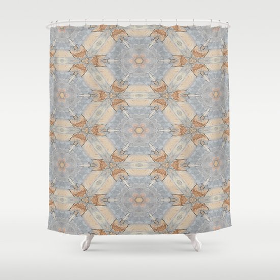 The Alamo Kaleidoscope DNA 6390 Shower Curtain
