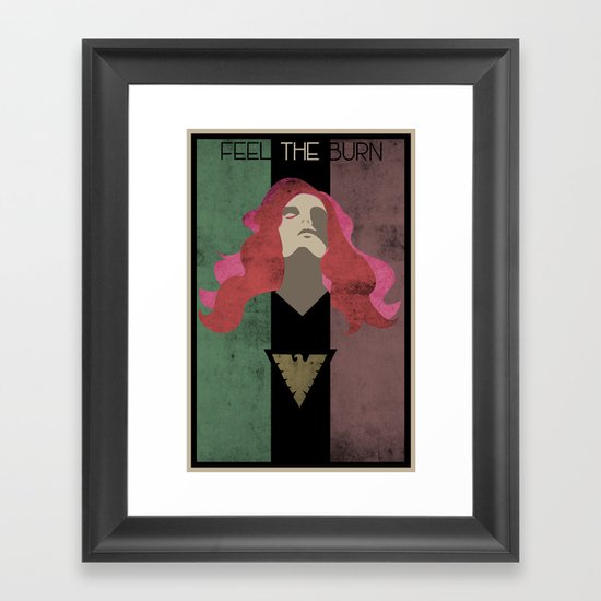 Feel The Burn Framed Art Print
