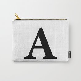 Letter A Initial Carry-All Pouch