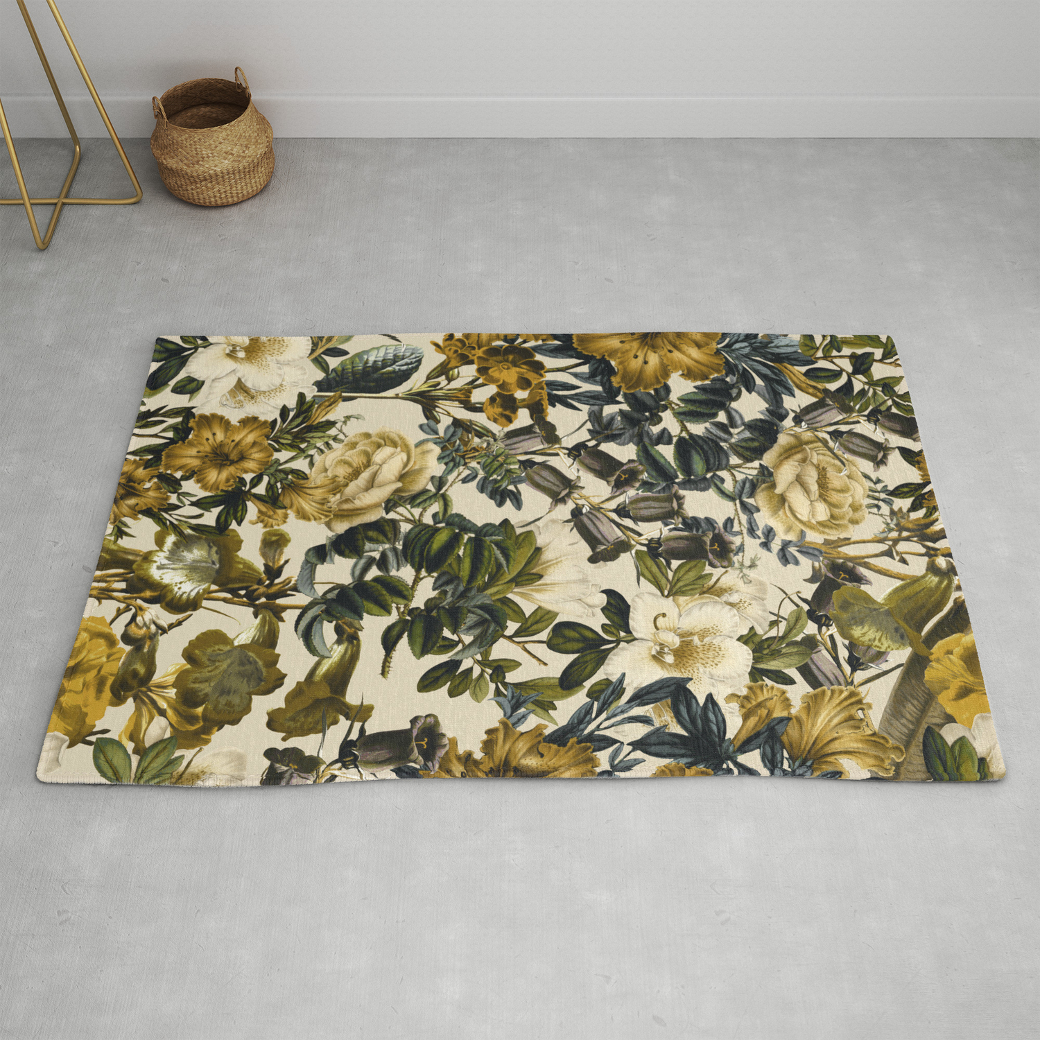 Warm Winter Garden Rug By Burcukorkmazyurek Society6