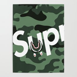 sup-camo Poster