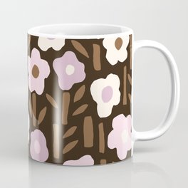 Poppy Flower Pattern Coffee Mug