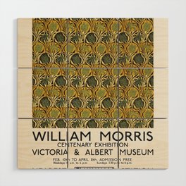 Art Exhibition Pattern (1874) William Morris Wood Wall Art