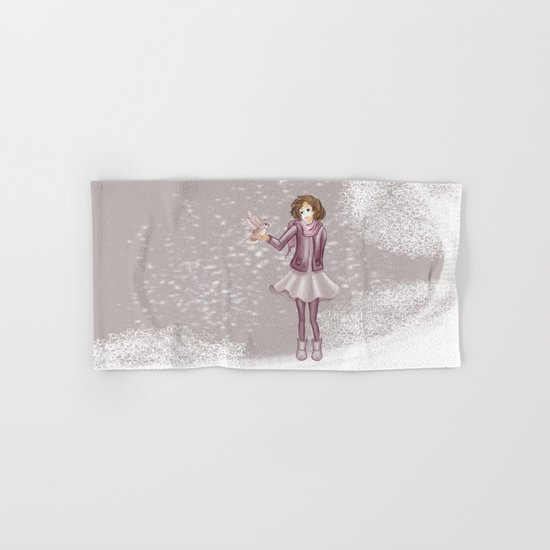 Snow Girl Hand & Bath Towel