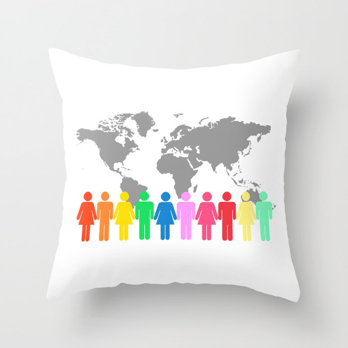 Be Engaged in Sharing the Gospel of Christ Throw Pillow