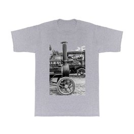 Steam Trio T Shirt | Steamlorry, Photo, Blackandwhite, Chimney, Vintagerally, Roadlocomotive, British, Tractionengine, English, Steamwagon 