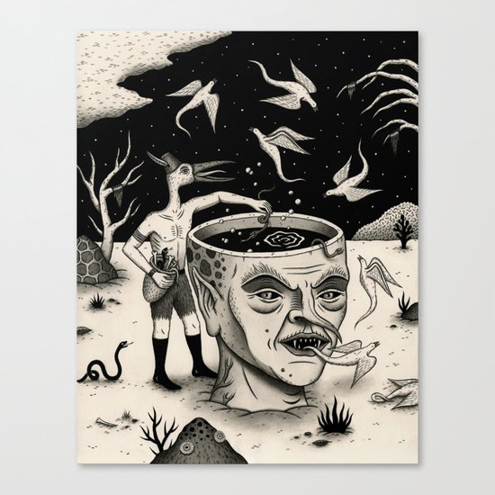 Evening Conjuring Canvas Print