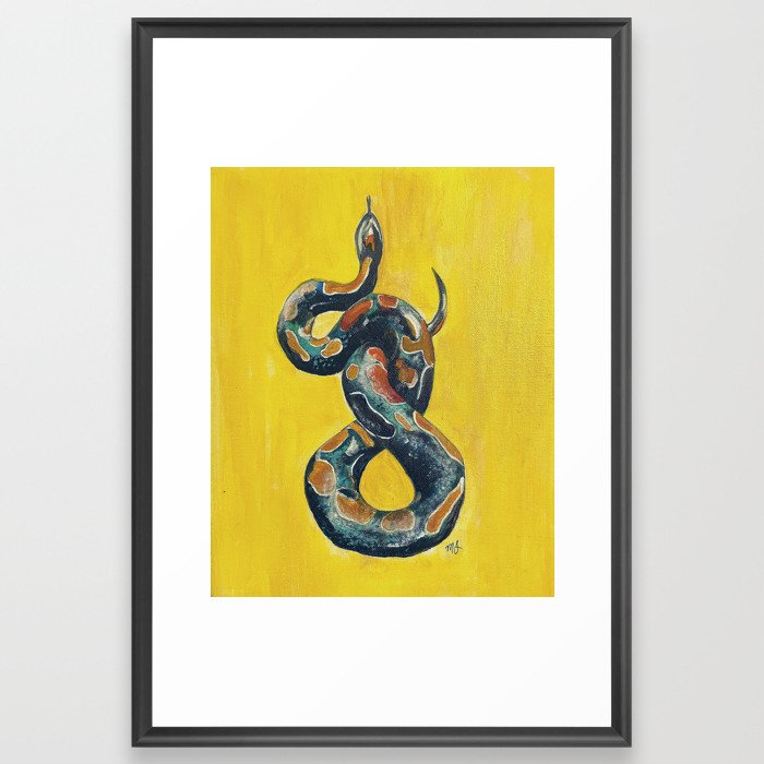 Python Framed Art Print