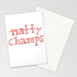 Natty Champs - Silver Foil Stationery Cards