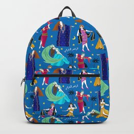 Joyful Belly Dancers (Midnight Blue)  Backpack