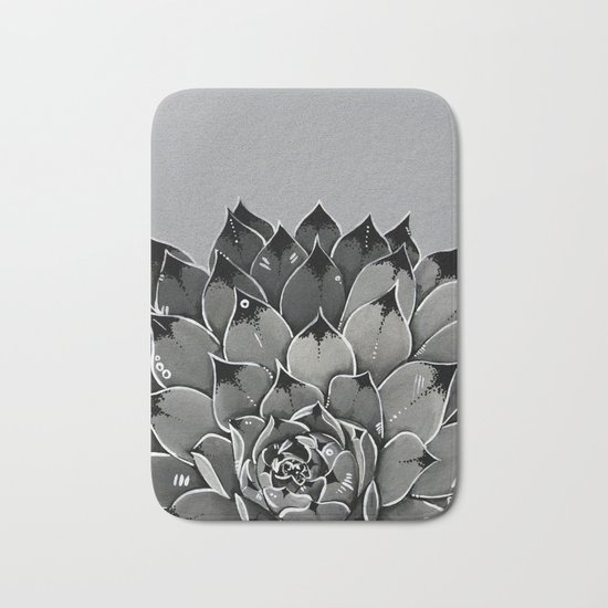 Succulent Bath Mat