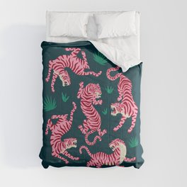 Night Race: Pink Tiger Edition Comforter