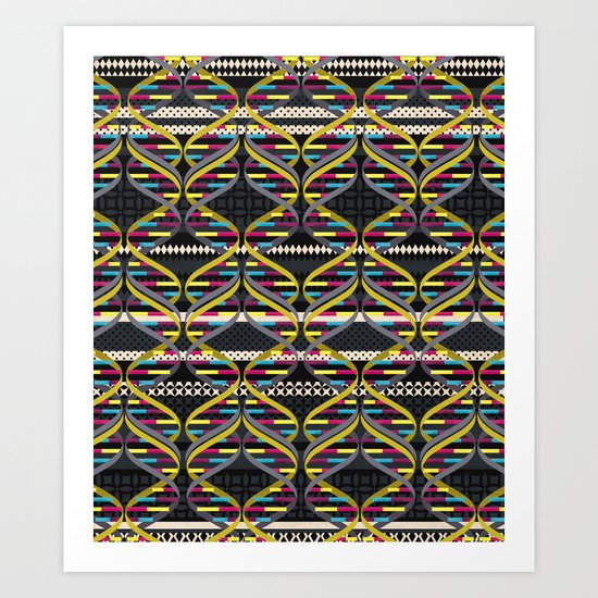 Pattern DNA Art Print