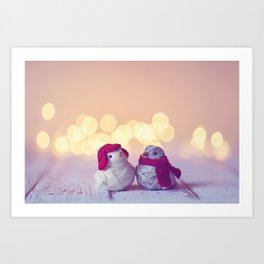 Happy Holidays, Christmas and Winter Photography Art Print