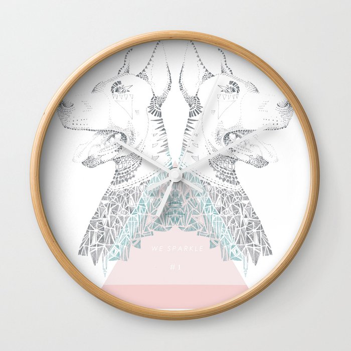WE SPARKLE #1 Wall Clock