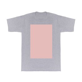 Rosy Pink Cheeks - Pastel Pink Solid Color - All Colour - Single Shade Pairs w/ Bella Pink SW 6596 T Shirt