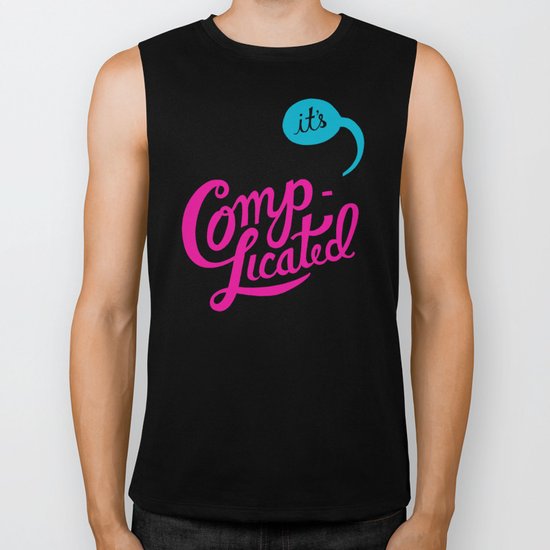 It's Very Complicated Biker Tank