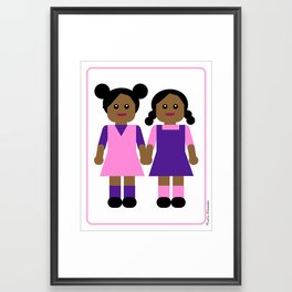 Sisters Framed Art Print