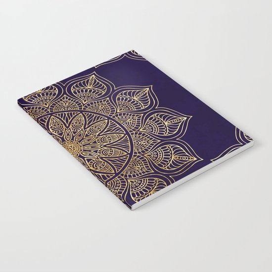 Gold Mandala Notebook