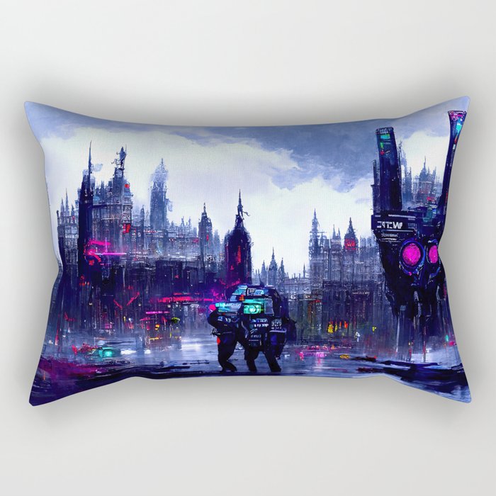 Westminster Cyberpunk Rectangular Pillow