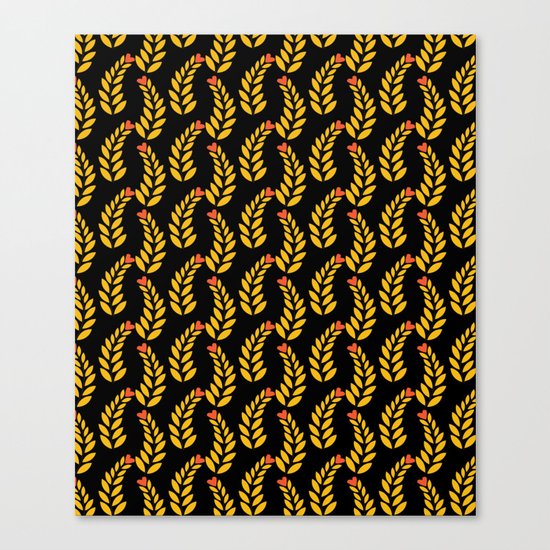 leaf pattern 1 Canvas Print