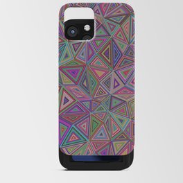 Triangles Background Pattern Design iPhone Card Case