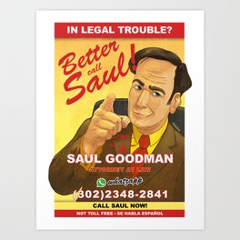 Better Call Saul Print Art Print