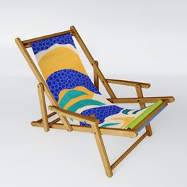 Secret Garden Abstract Landscape Sling Chair
