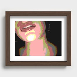 lipstick Recessed Framed Print