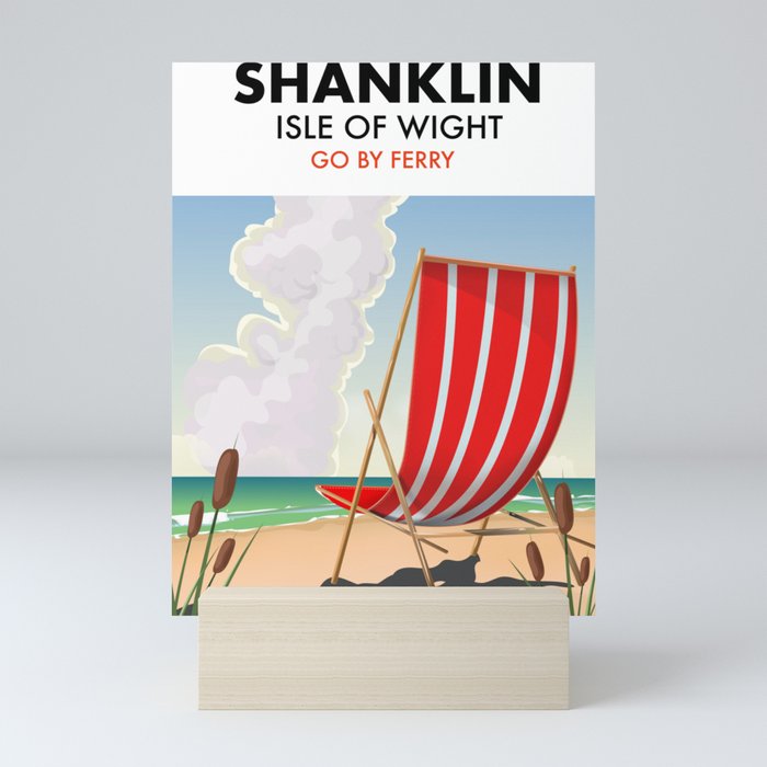 Shanklin beach Isle of wight  Mini Art Print