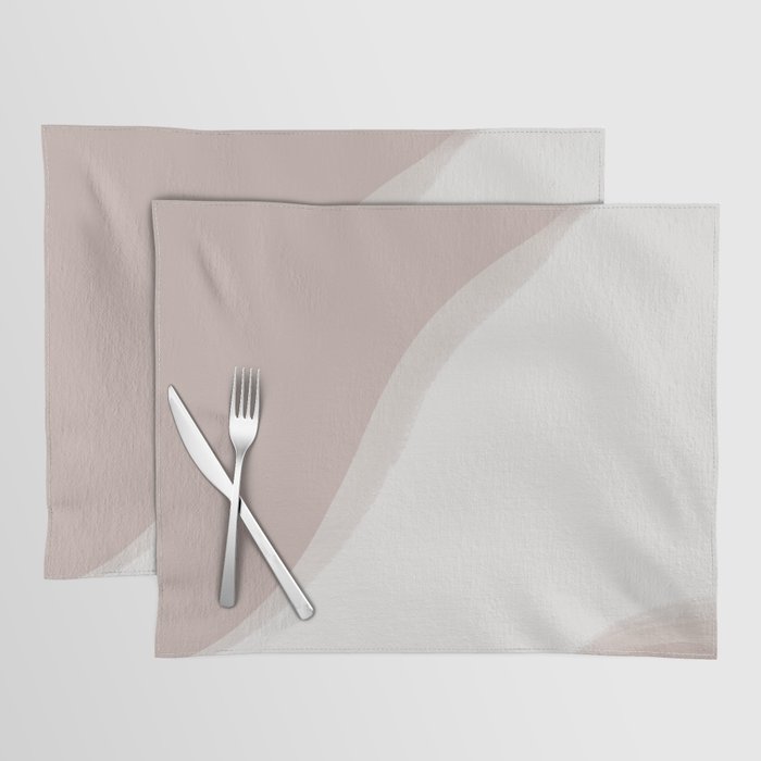 Neutral Toned Abstract Figures 2 Placemat