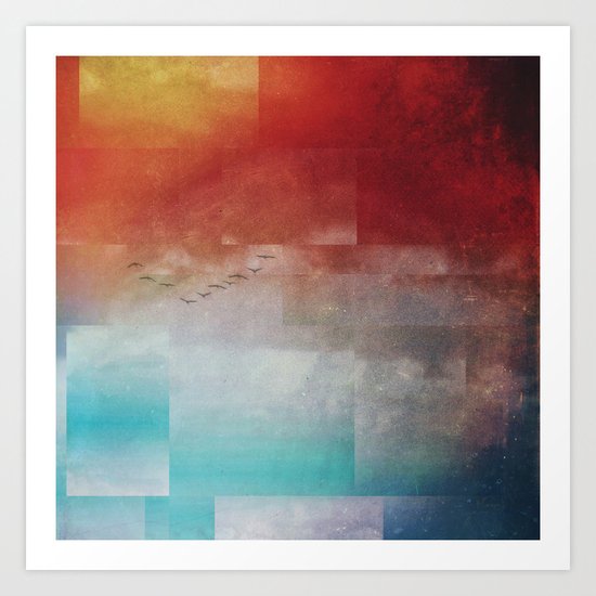 Fractions A86 Art Print