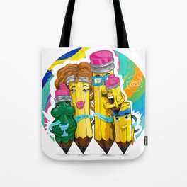 Pastelle Family Tote Bag